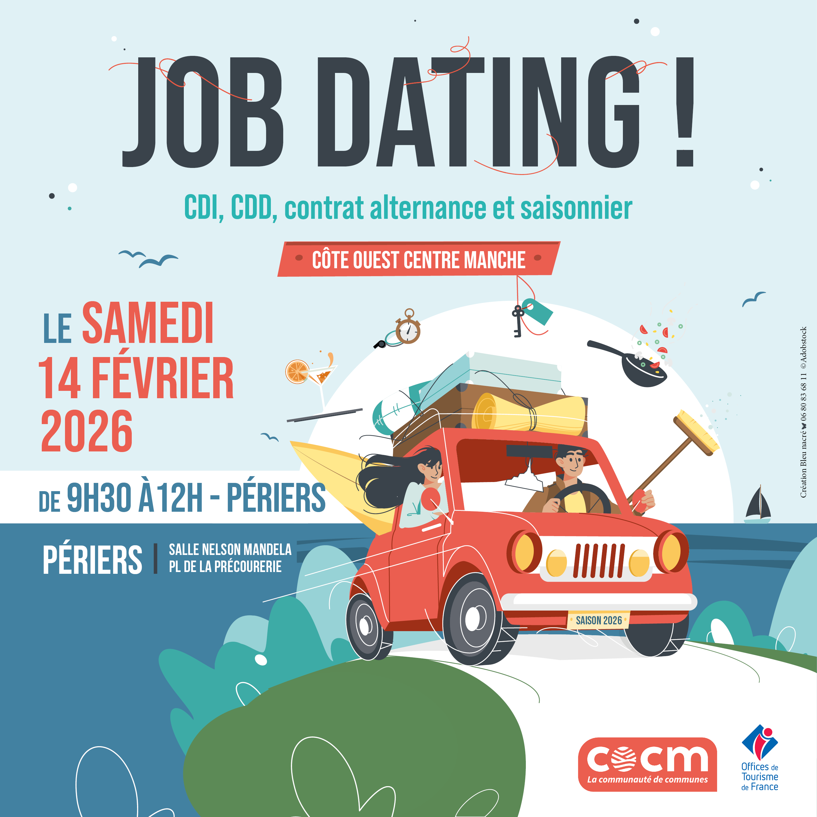 Job dating, le 14 février à Périers