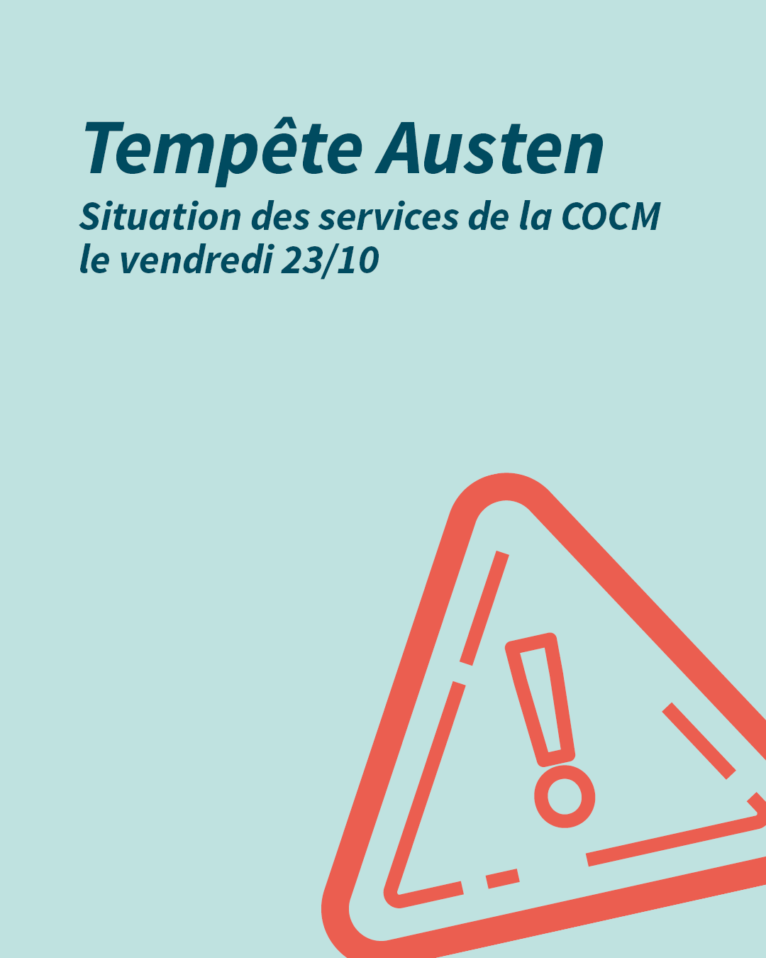 ALERTE METEO - TEMPETE AUSTEN