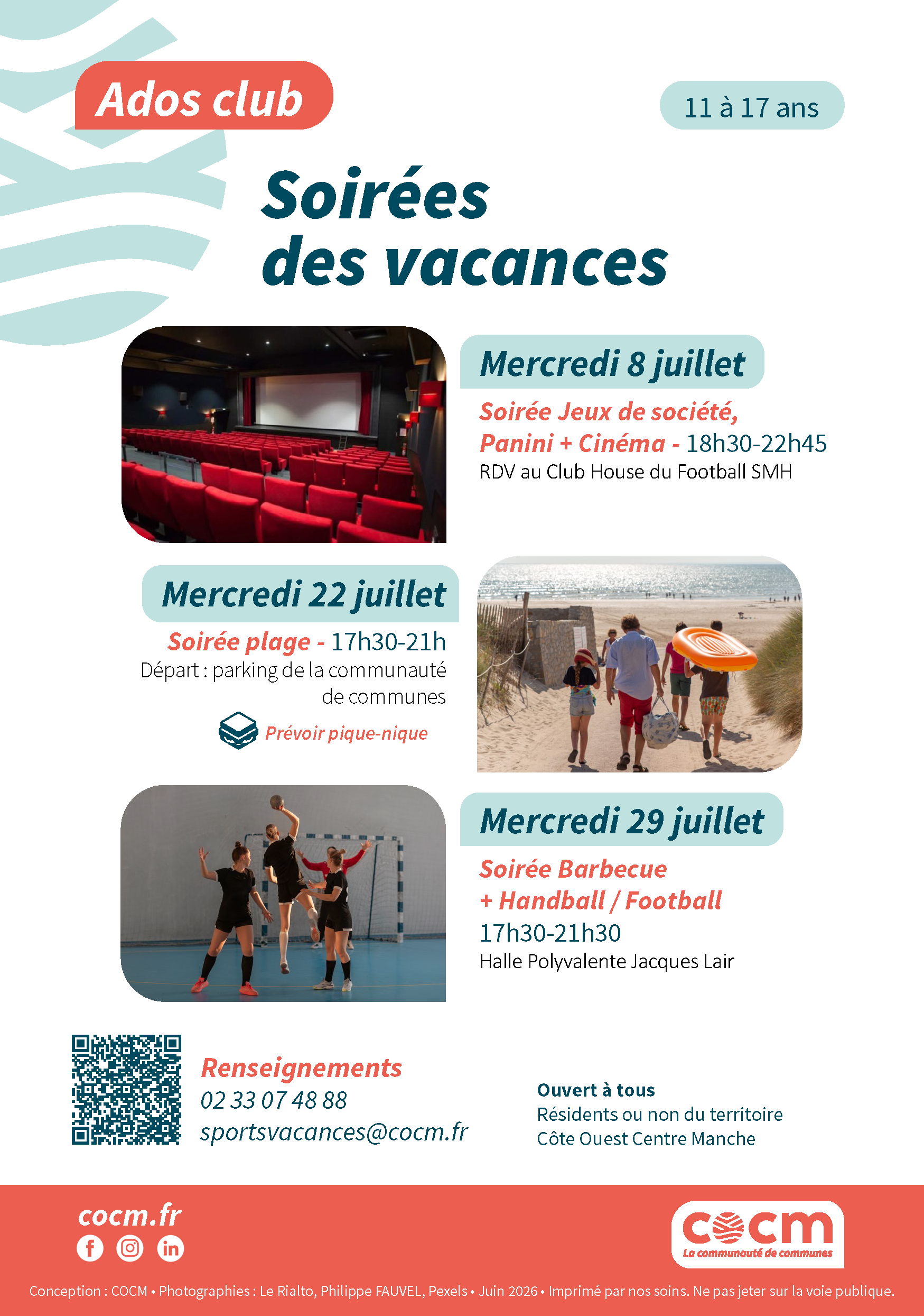 Soirée ados club pendant les vacances scolaires, enfants et ados à La Haye